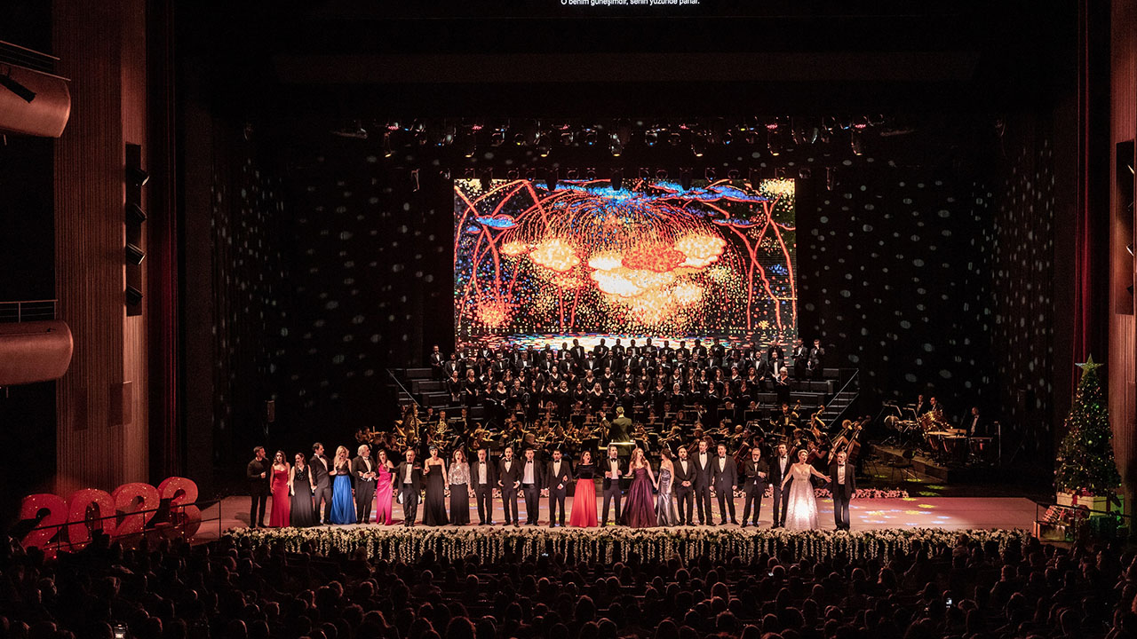 İstanbul Devlet Opera ve Balesi, muhteşem “Yeni Yıl Konseri” ile 2022’ye veda etti