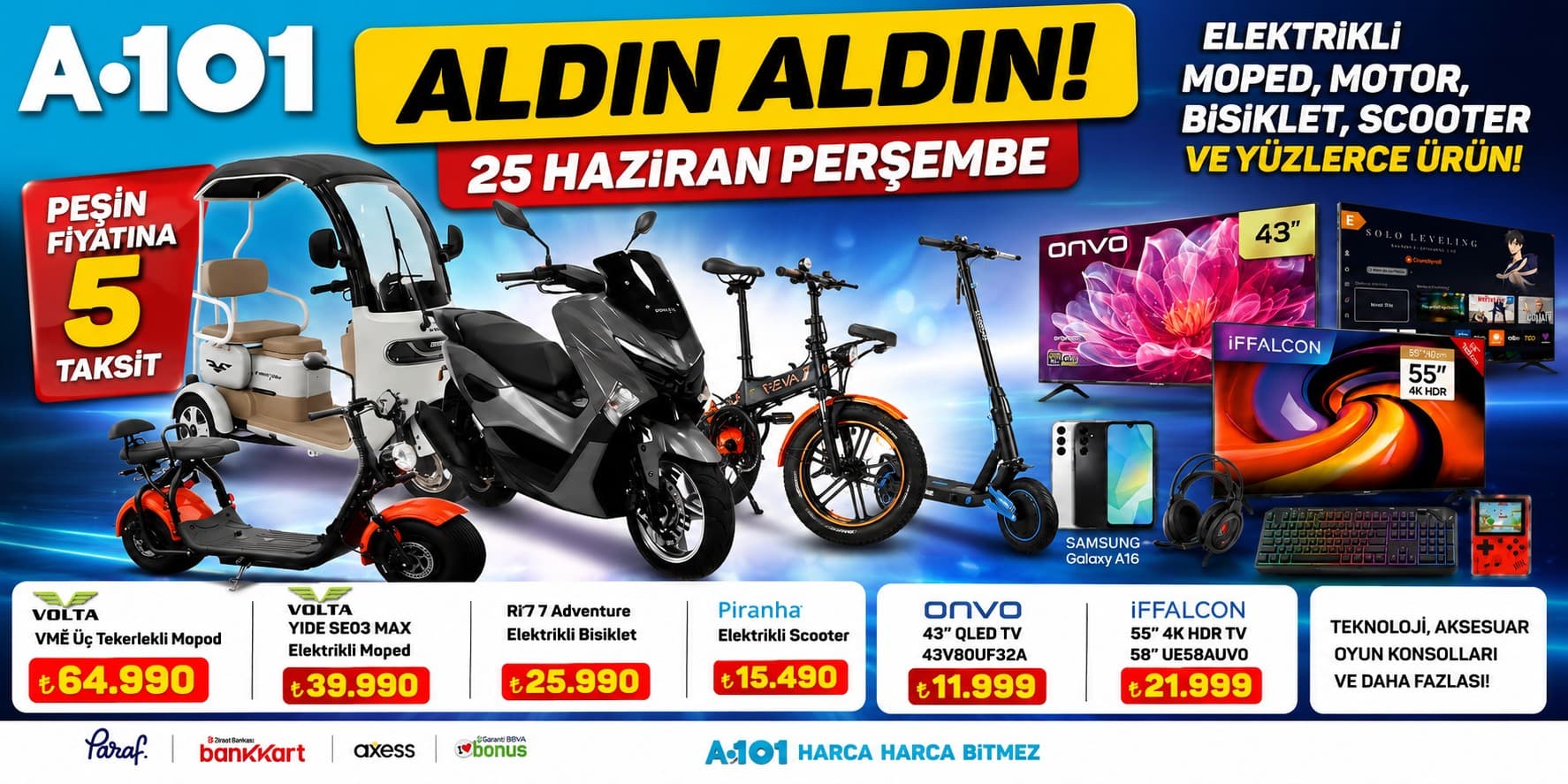 A101'de Yaz Fırsatları: 25 Haziran 2026'da Kaçırılmayacak İndirimler!
